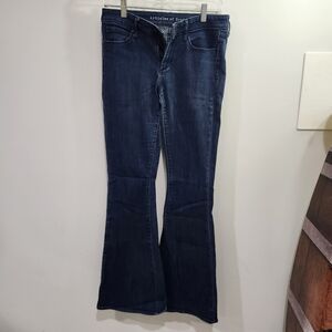 Articles Of Society 10" Flare Jeans Dark Wash 5-Pocket Womens Size 27 Mid Rise